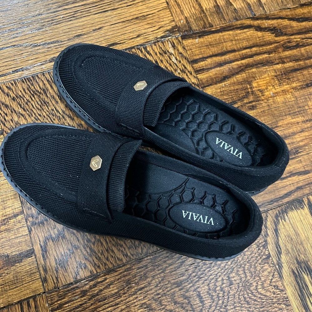 Round-Toe Platform Chunky Heel Loafers (Francesca)